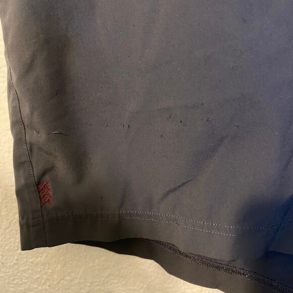 Rhone Mens Black Workout Pull On Zippered Pockets Activewear Athletic Shorts XL - Picture 3 of 9